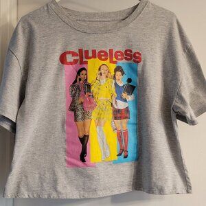 Clueless Graphic Crop Tee XL | 90s Movie Graphic T-Shirt